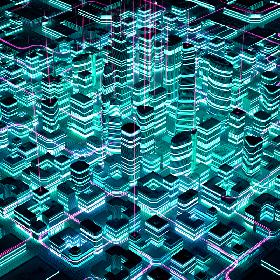 Sci-Fi City 3D model